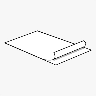 Carta adesiva bianca per superfici - TenStickers