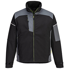 Giacca Softshell Texpel Splash Eco tg XXL nero/grigio Portwest